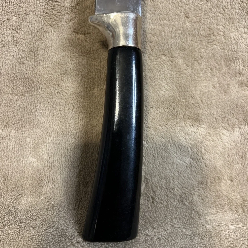 Vintage Sheffield‎ England Crown Crest Carving Knife Pre-Owned 12.75
